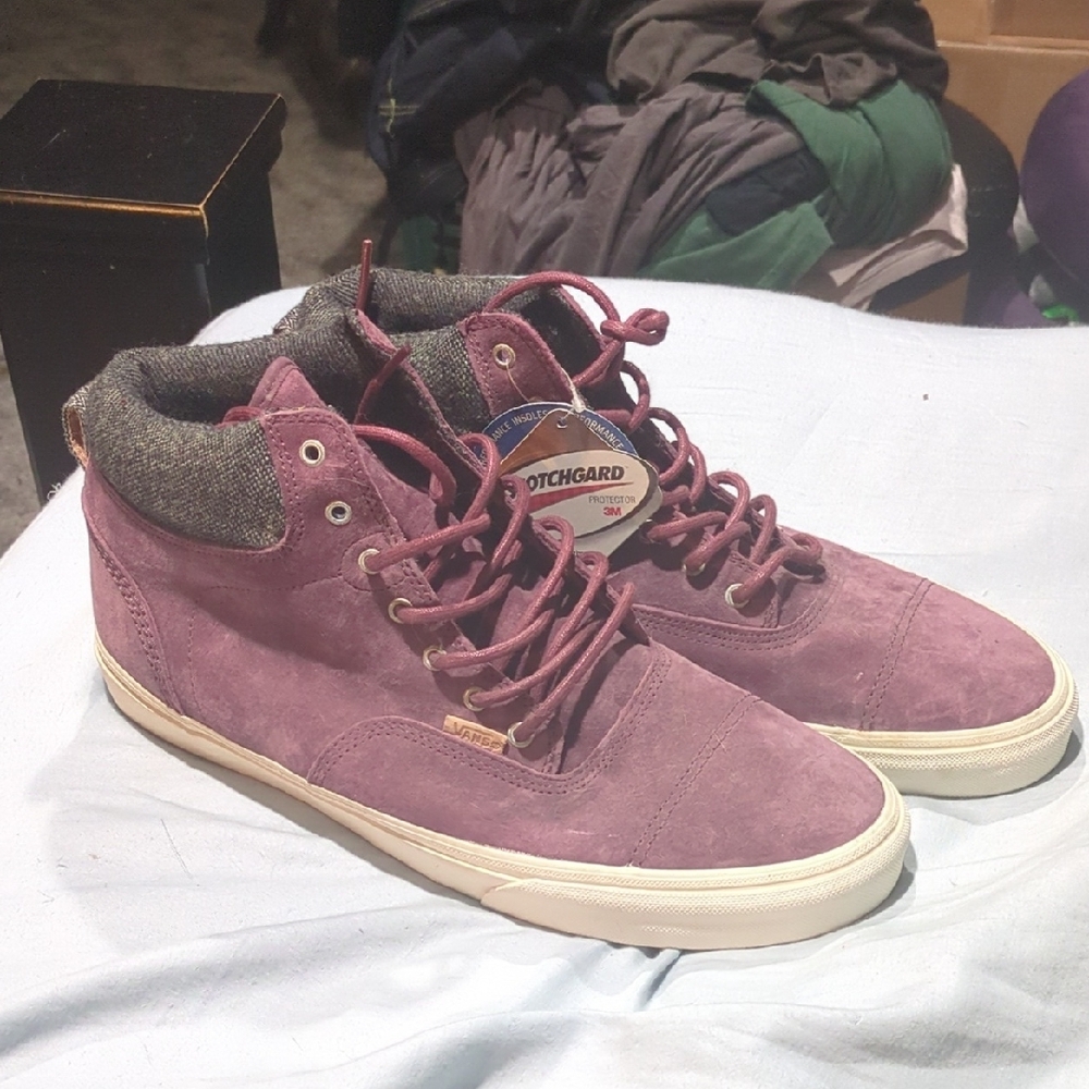 Men's Suede High-Top Sneakers